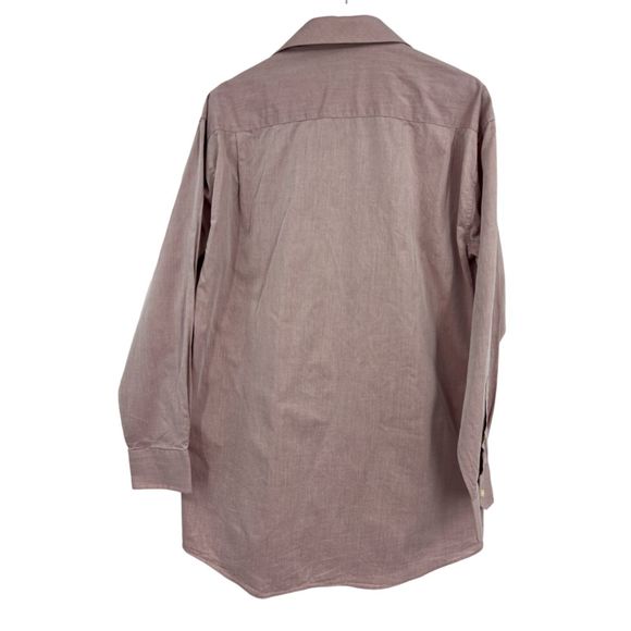 Tasso Elba shirt size M 32/33 mens long sleeve button front red - Picture 2 of 5